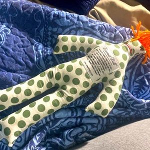 Dammit doll green polka dots